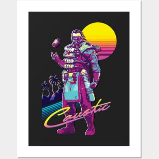 Caustic, Retro 80s Edition Posters and Art